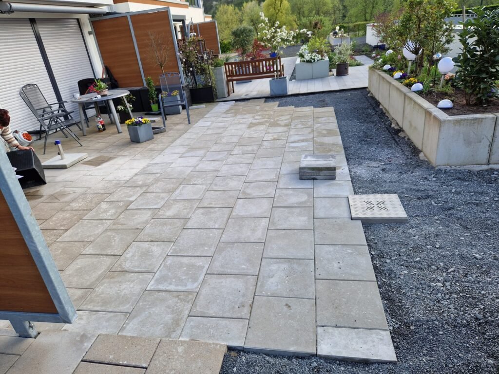 Terrassen aus Pflastersteinen Nürnberg
